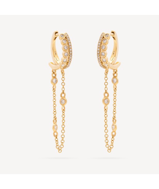 Boucles d'Oreilles Diamond Rocker Drip 50% de réduction en Octobre 2024