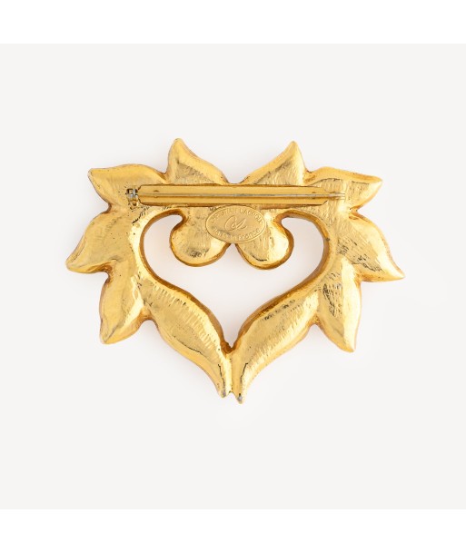 Broche Dorée Coeur acheter