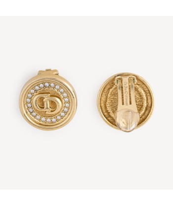 Boucles d’Oreilles Rondes Logo Dior plus qu'un jeu 