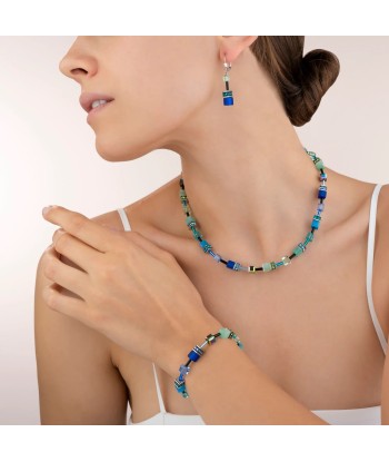 Collection 2838 - Bleu Vert - Collier - Cœur de Lion Livraison rapide