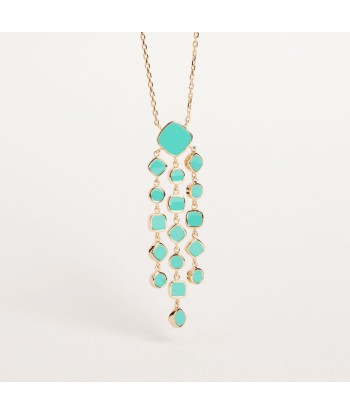 Alba - Turquoise - Collier en Plaqué Or - Ana et Cha Amélioration de cerveau avec