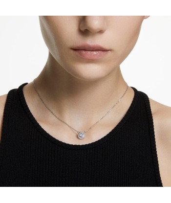 Constella - Blanc Argenté - Collier - Swarovski rembourrage situé sous