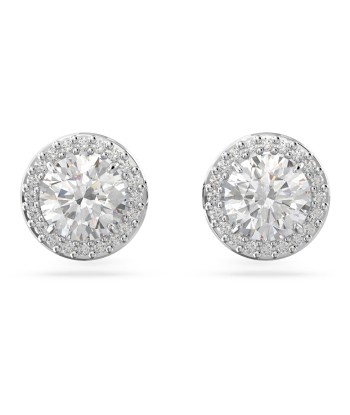 Constella - Blanc Argenté - Pavé - Clous d'oreilles - Swarovski vente chaude votre 