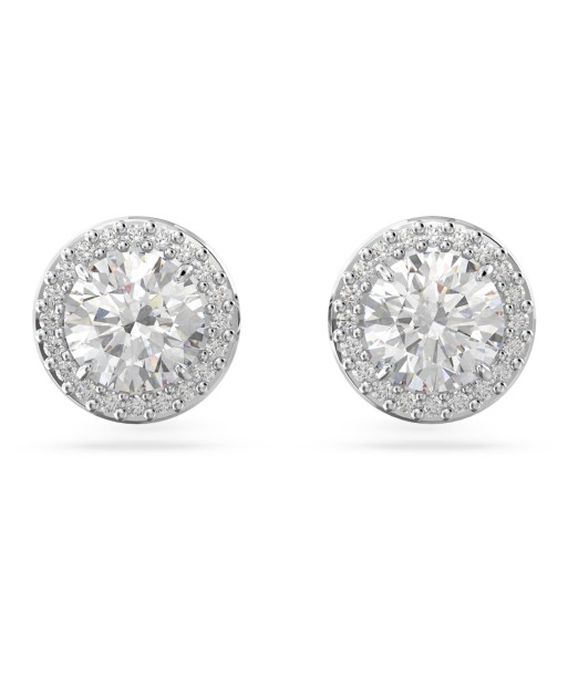 Constella - Blanc Argenté - Pavé - Clous d'oreilles - Swarovski vente chaude votre 