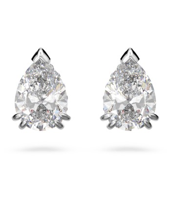 Millenia - Poire - Blanc Argenté - Clous d'oreilles - Swarovski 2024