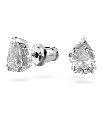 Millenia - Poire - Blanc Argenté - Clous d'oreilles - Swarovski 2024