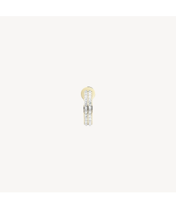 Boucle d'oreille Spike Hoop Double Row l'achat 