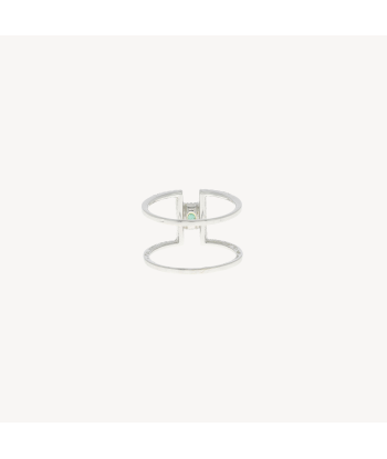 Bague Emerald and Diamond Modern livraison et retour toujours gratuits