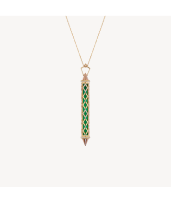 Collier Jade Cylindre destockage