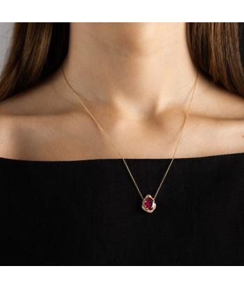 Collier Baby Queen Water Drop Ruby acheter