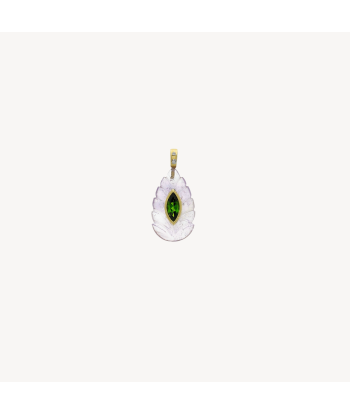 Pendentif Flame Améthyste et Diopside ouvre sa boutique