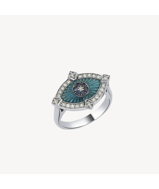 Bague Guardian Saphirs Diamant le concept de la Pate a emporter 