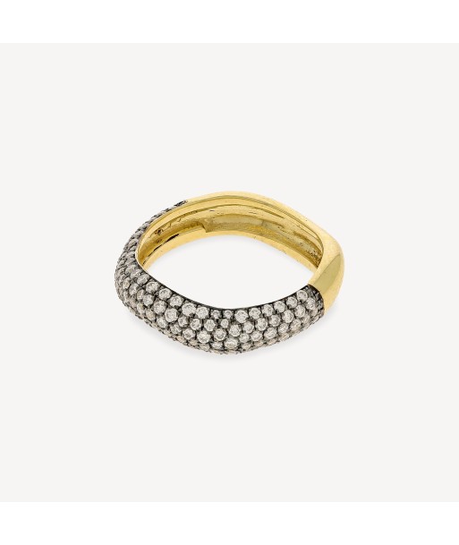 Bague Rebellion with Pave Diamonds de pas cher