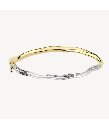 Rebellion Bangle in 2 Tone Gold Jusqu'à 80% De Réduction