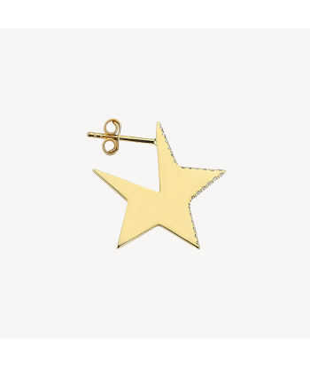 Flat Star Earring Large with Diamonds 50-70% off 