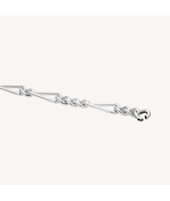 Unity Curb Link Bracelet Silver Large Amélioration de cerveau avec