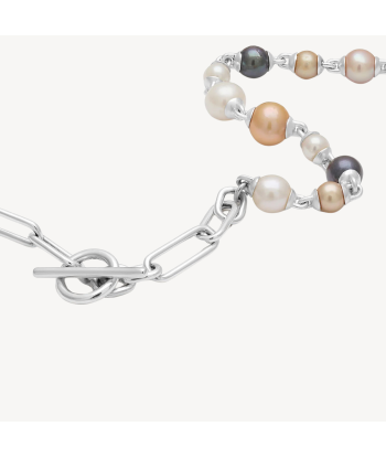 Pina Linka Necklace Mixed Pearls de pas cher