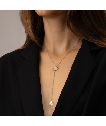 Collier Diamond Splash with Dangling Pendant les muscles