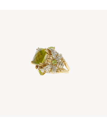 Bague Honey Bee Full Peridot Diamond Or Rose Comment ça marche